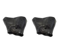 Lot de 2 chambres à air 20 x 10,00-8 TR13 - Taille 20 x 10-8 - 20 x 10,00-8 - Tube intérieur avec valve droite en caoutchouc - Convient pour tondeuse autoportée, quad, tracteur, tondeuse à gazon, ATV