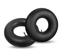 Lot de 2 chambres à air de 45,7 x 21,5 cm - 20 x 7-8 - Avec valve droite TR-13, compatibles avec diverses tondeuses à gazon, brouettes, remorques de jardin, karts, chariots de golf et plus encore