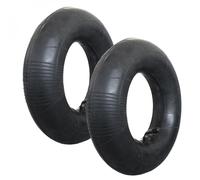 Lot de 2 chambres à air valve coudée pour brouette, diable, chariot, tondeuse ou autre - 4.00 / 3.50 - 6 - Linxor