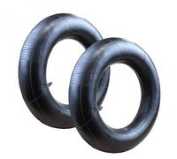 Lot de 2 chambres à air valve droite pour brouette, diable, chariot, tondeuse ou autre - 4.8 / 4.00 - 8 - Linxor
