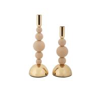 Lot de 2 Chandeliers Bolly 29cm Rose & Or