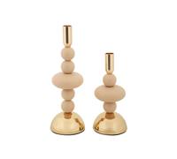 Lot de 2 Chandeliers Galaxy 30cm Rose & Or