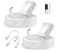 Lot de 2 chargeurs pour caméra Ring Stick Up Cam Batterie/Plug-in 3e génération/2e génération