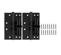 Lot de 2 charnières à ressort d'alignement pratiques de 10,2 cm pour fermeture automatique de porte avec positionnement à 90 degrés dans une finition élégante