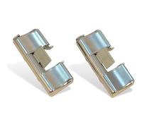 Lot de 2 charnières amortisseurs silencieuses pour portes, fabriquées en Italie, compatibles avec charnières FGV 35 mm, fermeture Soft Close réglable, pour meubles de cuisine et armoires