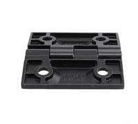 Lot de 2 charnières de petite taille pour portes d'armoire, meubles, boîtes, abris de jardin, fixations en métal pour une fermeture stable (60 x 60 mm)