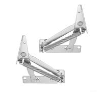 Lot de 2 charnières de porte pliantes à ressort - Charge maximale : 4 kg | Capacité de charge de 4 kg par paire, idéal pour les armoires de cuisine, construction robuste, installation facile