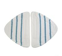 Lot de 2 Chiffons Microfibre Remplacement pour Balai Vapeur for BEL0636 Lavage Sol Nettoyage Réutilisable Accessoire Ménage Blanc Absorbant Facile à Installer