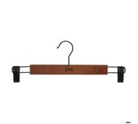 Lot de 2 cintres à pinces en bois foncé - 5five