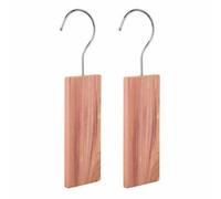 Lot de 2 cintres en cèdre - Naturel