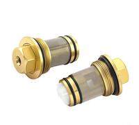 Lot de 2 clapets anti-retour en laiton pour Grohe 1411600M, compatibles avec mélangeur thermostatique Grohtherm Aquatower, pièces de rechange finition dorée