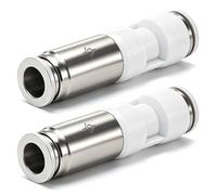 Lot De 2 Clapets Anti-retour Pneumatiques, 12mm ID, Droit, Avec Raccord Rapide, Pour Compresseur Et Pompe À Vide.