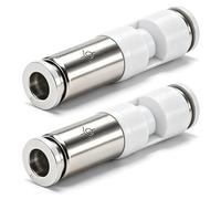 Lot De 2 Clapets Anti-retour Pneumatiques, 8mm ID, Droit, Avec Raccord Rapide, Pour Compresseur Et Pompe À Vide.