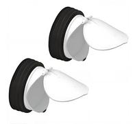 Lot de 2 clapets de protection contre les rats DN 90-100/110 mm, adaptateurs, clapet anti-retour, dispositif anti-retour