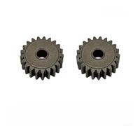Lot de 2 clés à engrenages sans balais pour outil électrique - Anneau de moteur à quatre mâchoires - Construction robuste en aluminium et fer - Finition grise - Taille standard (2 pièces, 21 dents)