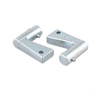 Lot de 2 clés de déconnexion isolateur de batterie 47401 pour pelleteuse JCB 15C-1 16C-1 18Z-1 19C-1 48Z-1 55Z-1 8026 pour Dumpers CTS 8040ZTS 1T-1 3FTH 6T-1 7T-1 9T-1 Métal