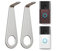 Lot de 2 clés de démontage en acier inoxydable pour sonnette vidéo Ring - Accessoire de remplacement sécurisé - Entretien facile - Argenté