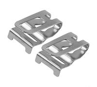 Lot de 2 clips de ceinture avec 4 vis 2609111584 compatibles avec les perceuses sans fil Bosch 18 V et clés à molette, y compris GSR18V60C GDX18V1800 GDR18V1400