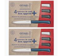 Lot de 2 coffrets 4 couteaux de table Tempête Opinel