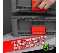 Lot de 2 coffrets empilables BEPS1 + BEPS2 - Const