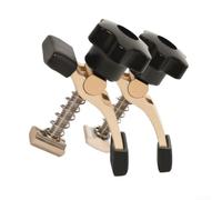 Lot de 2 colliers de serrage à angle droit CNC en alliage d'aluminium | Aluminium moulé sous pression haute résistance, résistant à la déformation, pour une durabilité sous pression