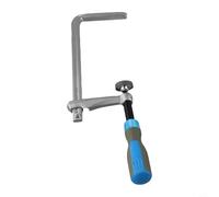 Lot de 2 colliers de serrage à queue d'aronde 160 x 60 mm en acier chromé avec poignée souple pour rail de guidage de scie, gabarit de menuiserie de table, travail du bois, argenté