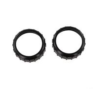 Lot de 2 colliers filetés de pré-filtre pour filtre de piscine Steinbach SPS25 SPS50 SPS75 SPS100 Noir