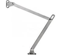 Lot de 2 compas d'abattant pour porte de meuble, L.250 mm