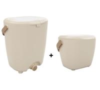 Hozelock Bokashi Pure Composter Duopack 100-100-500 Poubelle à compost 14.5 l 2 pc(s)