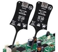 Lot de 2 compteurs d'inductance, précision et haute sensibilité | Testeur d'inductance de type C pour réparation de téléphones pour circuits imprimés, cartes mères, téléphones, PC