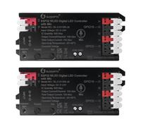 Lot de 2 contrôleurs Wled : contrôleur de bande LED numérique ESP32, téléchargement pour contrôler (WS2812B, WS2811, SK6812, WS 2801 APA 012, APA104) pour les applications DIY et Smart Home