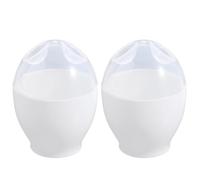 Lot de 2 coquetiers en silicone anti-adhésif pour micro-ondes