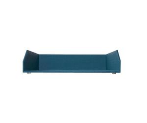 Lot de 2 corbeilles à courrier OfficeByMe - Bleu canard