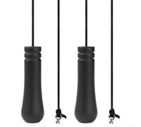 Lot de 2 cordons de traction de rechange avec poignée ergonomique en forme de boule - Fil en nylon de 1,5 m pour interrupteurs de salle de bain - Longueur de coupe facile