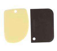 Zenker 15314 Ensemble de 2 cornes de pâtisserie professionnelles, ustensile de pâtisserie, corne de boulanger, Plastique, Jaune, Brun, 12 x 8 cm