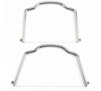 Lot de 2 Coupe-Fromage à Fil en Acier Inoxydable pour Raclette et Foie Gras | Tailles Grand et Moyen Incluses, Découpe Nette Sans Écrasement, Suspension Murale Gain de Place, pour Cheddar et Chocolat