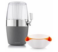 Lot de 2 coupelles 2 en 1 pour snacks et distributeur de boissons réfrigérant InnovaGoods