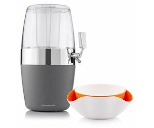 Lot de 2 coupelles 2 en 1 pour snacks et distributeur de boissons réfrigérant InnovaGoods