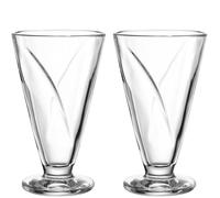 Lot de 2 Coupes à Glace en Verre Cono 360 ml - LEONARDO