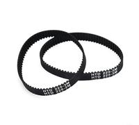 Lot de 2 courroies de distribution pour rabot Bosch GHO 31-82, PHO 25-82, PHO 25-83, PHO 25-91, PHO 35-82 C, matériau en caoutchouc, remplacement compatible, idéal pour les tâches de menuiserie