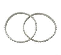 Lot de 2 courroies d'entraînement de rechange pour nettoyeur de piscine Hayward RCX23002, compatibles avec les modèles QC, série Plus, caoutchouc robuste pour piscines en vinyle, fibre de verre