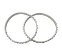 Lot de 2 courroies d'entraînement de rechange pour nettoyeur de piscine Hayward, RCX23002, Plus, modèles QC, courroie de traction en caoutchouc robuste