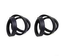 Lot de 2 courroies d'entraînement noires 265-296 154537-001 pour déchiqueteuse Vermeer BC600xl - Matériau robuste garantissant un fonctionnement fluide et une efficacité