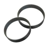 Lot de 2 courroies trapézoïdales pour rabot Bosch GHO 18V-LI 14.4 1500 100 | Accessoire sangle 2604736001 caoutchouc flexible facile à installer