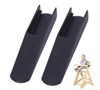 Lot de 2 coussinets d'extension de pieds de chaise pour bébé - Protection de sol pour chaise de salle à manger - Extension de pieds de chaise antidérapante pour accessoires de chaise