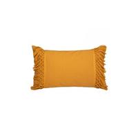 Lot de 2 coussins coloris Ocre en coton / polyester - Longueur 50 x Profondeur 7 x Hauteur 30 cm