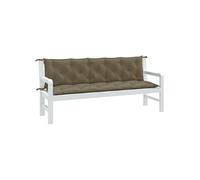 Lot de 2 Coussins de Banc de Jardin, Oreillers de Balcon, Coussins de Sièges Patio Jardinage Terrasse Extérieur, 4002627