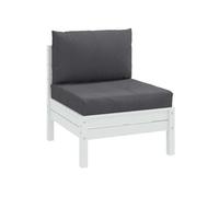 Lot de 2 Coussins de Palette, Oreillers de Balcon, Coussins de Sièges Patio Jardinage Terrasse Extérieur, Anthracite 4002640