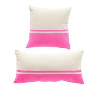 Lot de 2 coussins déhoussables SUMMER - TODAY - Rose 40x40cm