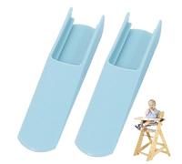 Lot de 2 coussins d'extension de sécurité pour chaise haute - Antidérapant - Protection de pied de chaise pour enfant - Chaise haute